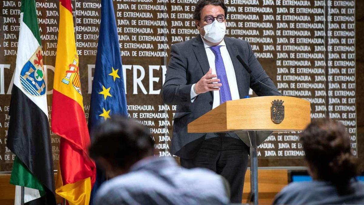 José María Vergeles, en la rueda de prensa de este miércoles