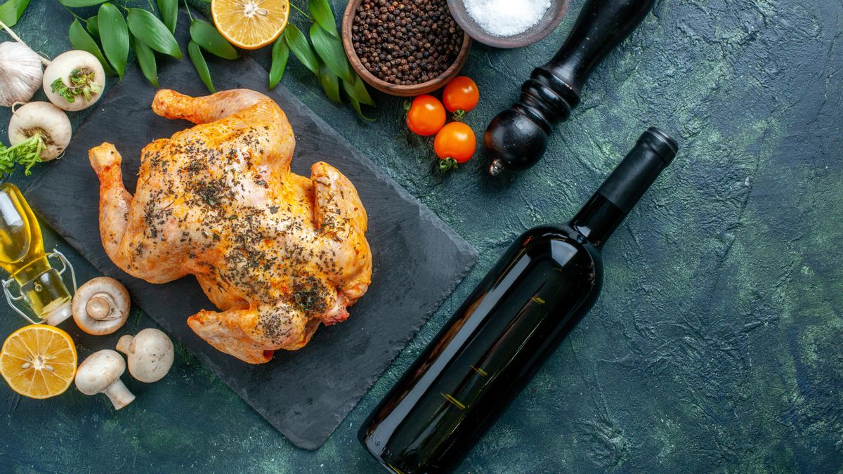 Pollo con sidra