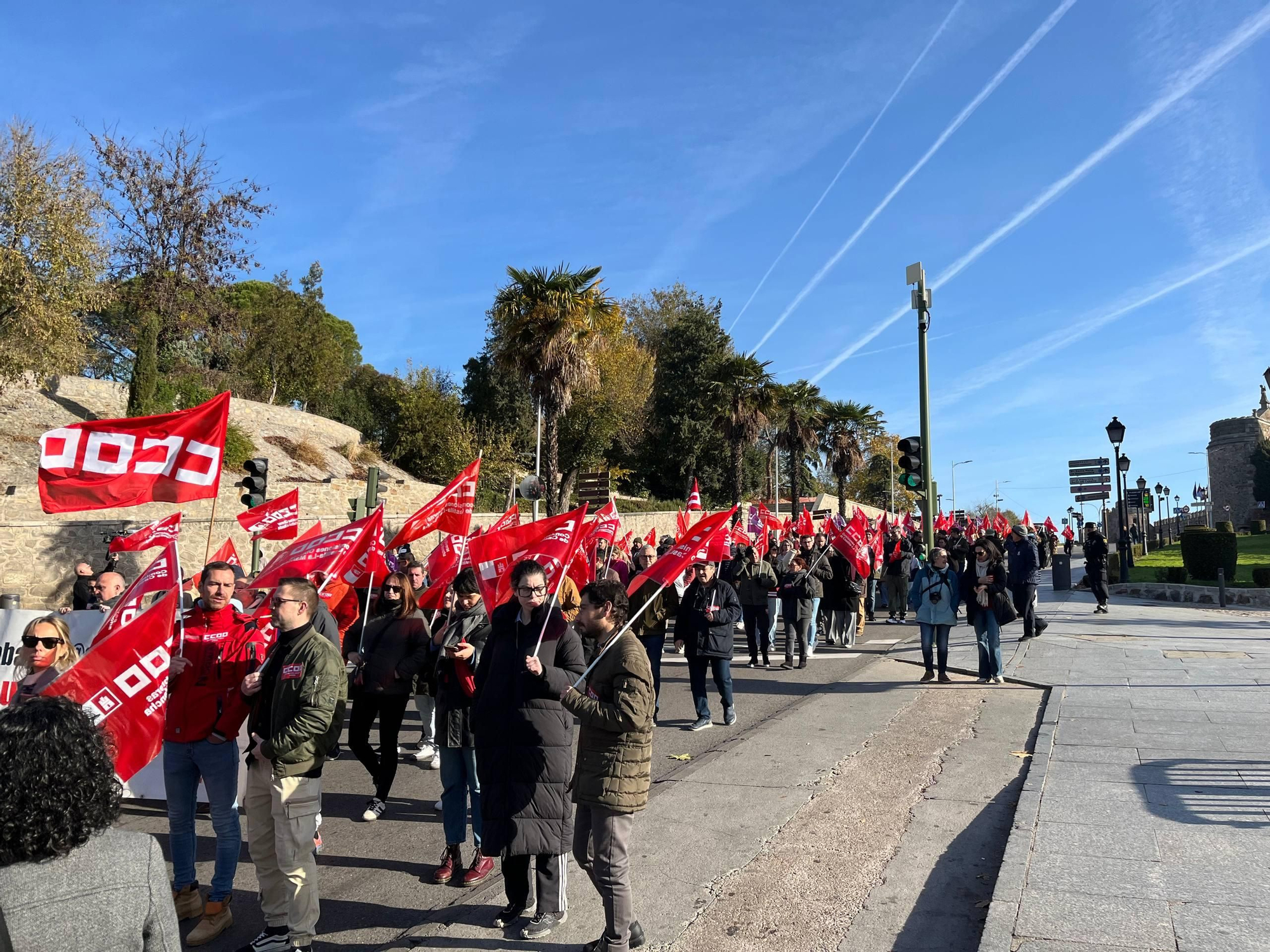 Manifestación del 1 de diciembre de CCOO por la subida salarial en Toledo