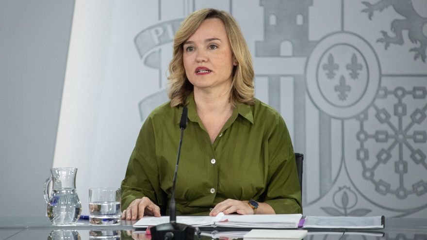 La ministra de Educación, Formación Profesional y Deportes y portavoz del Gobierno, Pilar Alegría