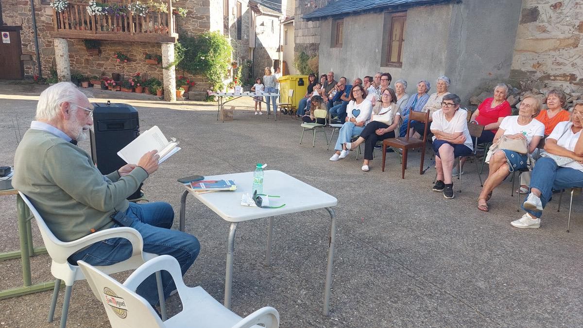 Finandón en Páramo del Sil con Juan Pedro Aparicio.