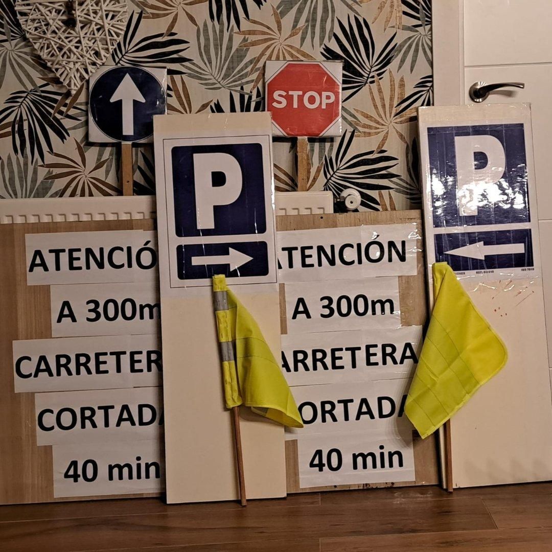 Carteles de la movilización