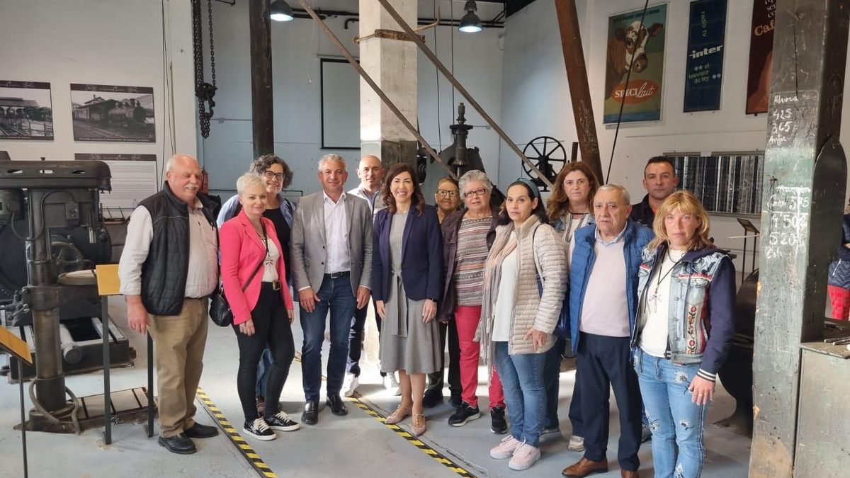 Ana Morillo hace campaña por Nicanor Sen en Cistierna.