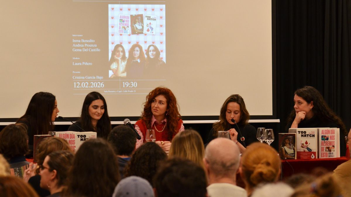 El encuentro 'Del flechazo al match: ¿qué queda del amor?', en el Ateneo de Madrid.