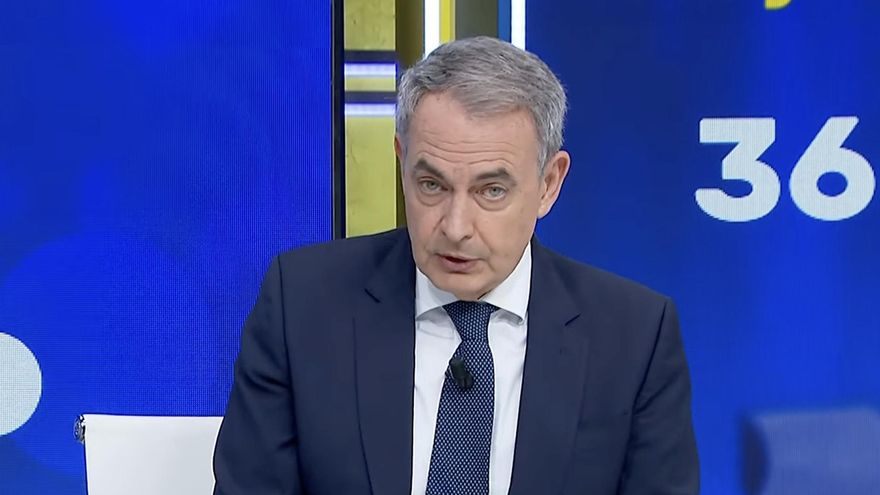 José Luis Rodríguez Zapatero en una entrevista en TVE