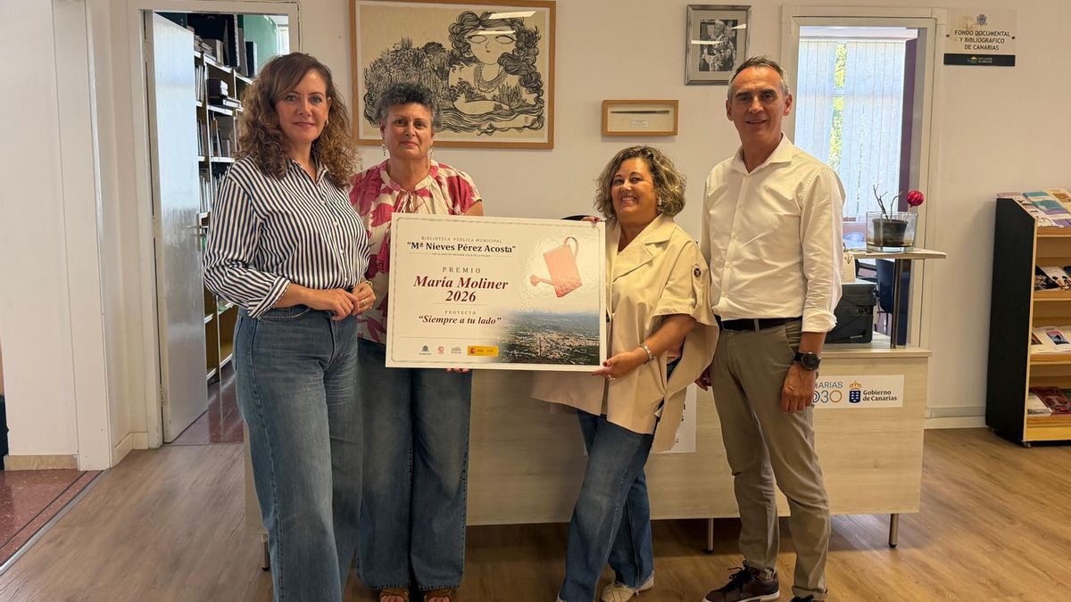 El Ayuntamiento de Los Llanos de Aridane recibe el Premio María Moliner por el fomento de la lectura
