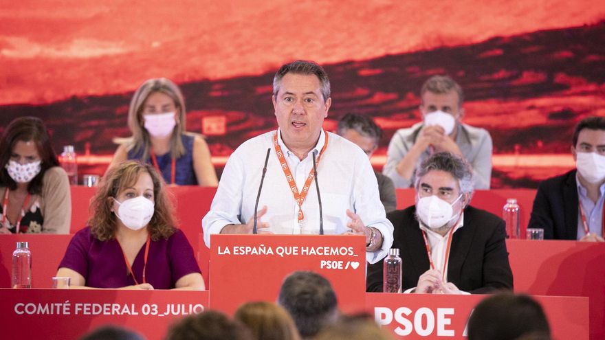 Espadas resalta el cambio de candidato en Andalucía como "una decisión inteligente" y brinda a Sánchez el respaldo del PSOE-A