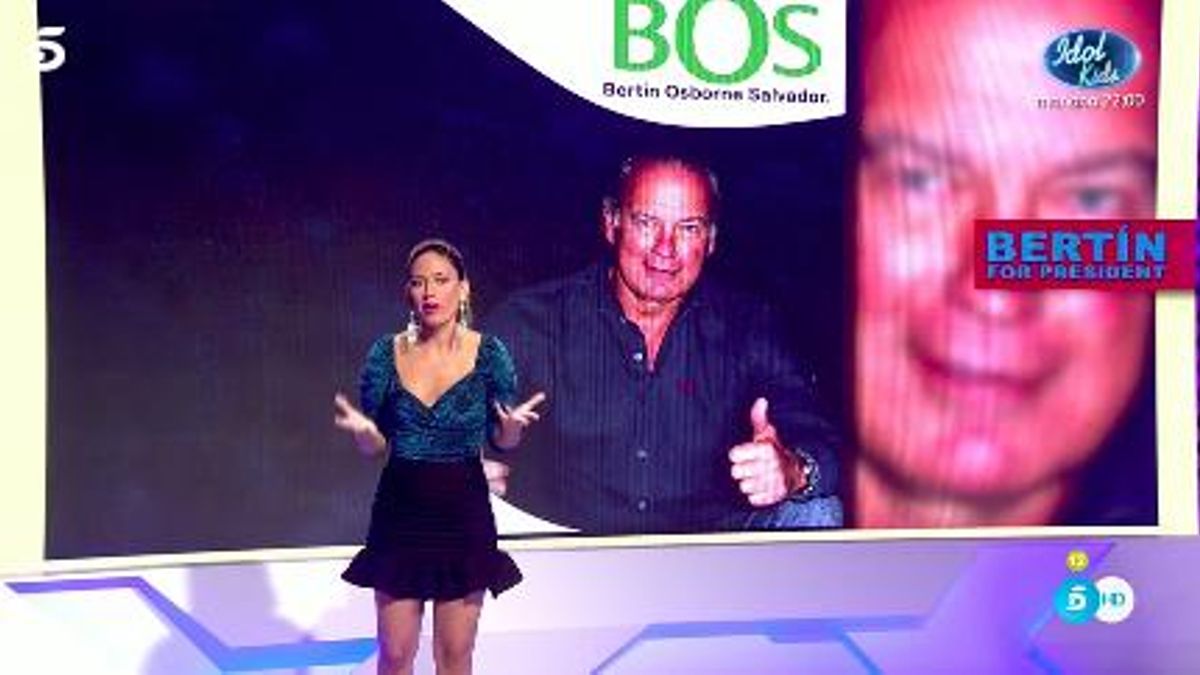 Así sería 'BOS', el partido político para Bertín Osborne según Telecinco, que "solucionaría los problemas con un par"