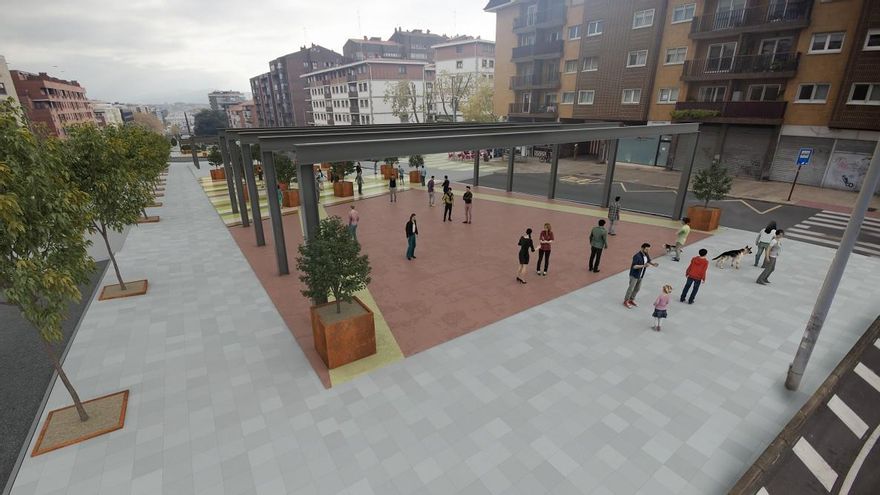 Recreación del boulevard sobre La Avanzada.