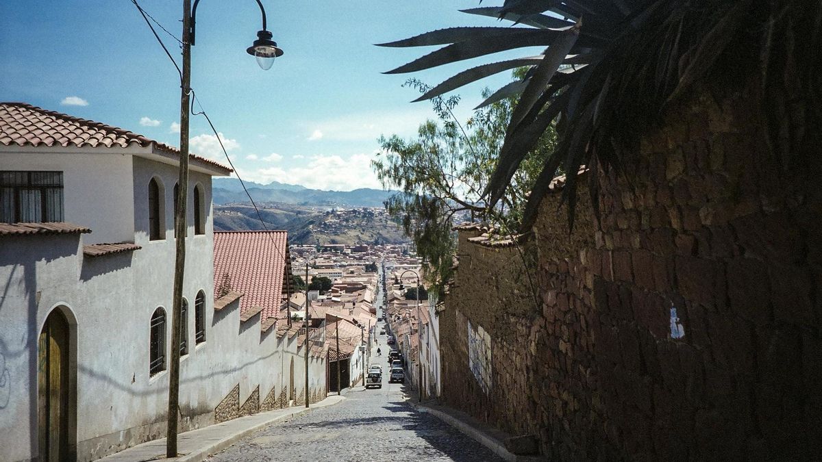 Cuestas de La Recoleta, en Sucre.