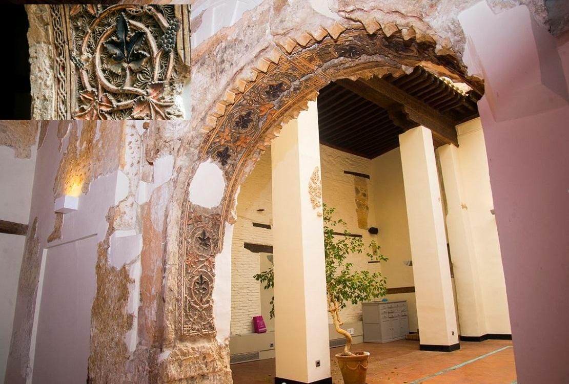 Interior de la Casa del Temple en Toledo