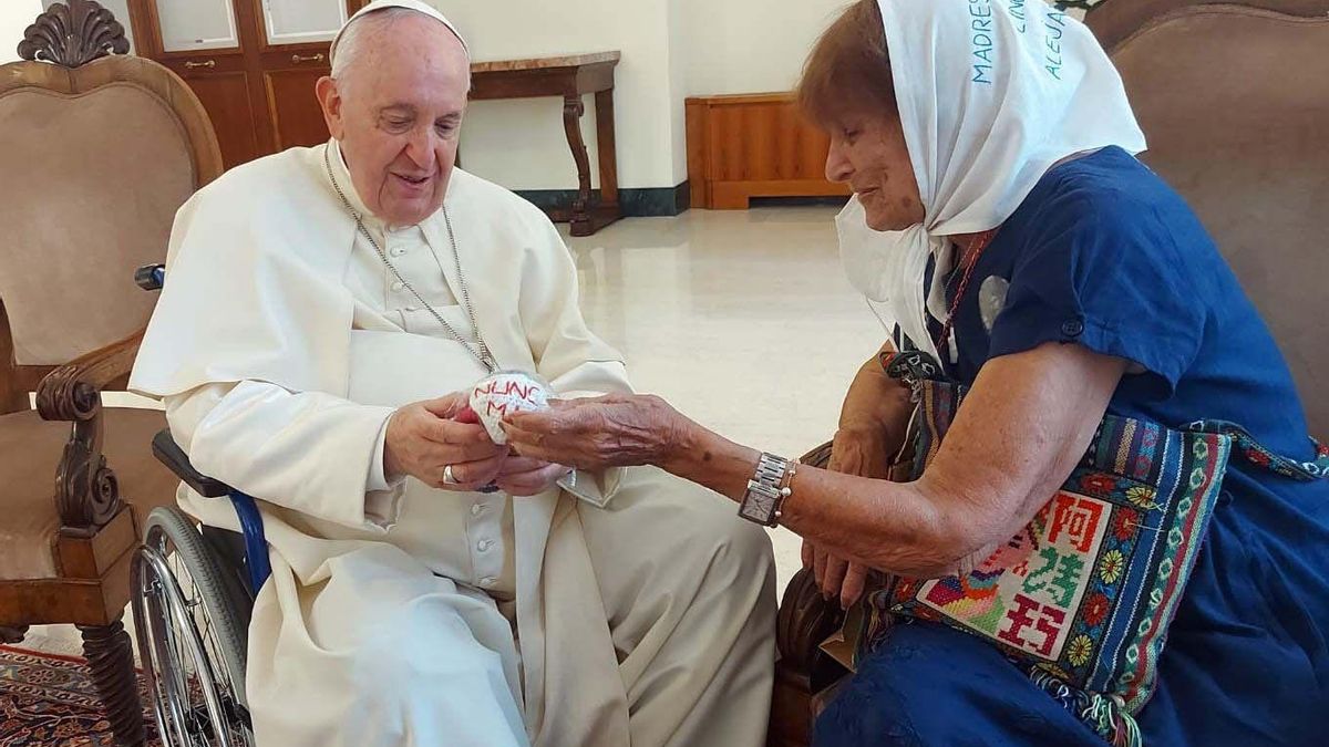 Junto al papa Francisco.