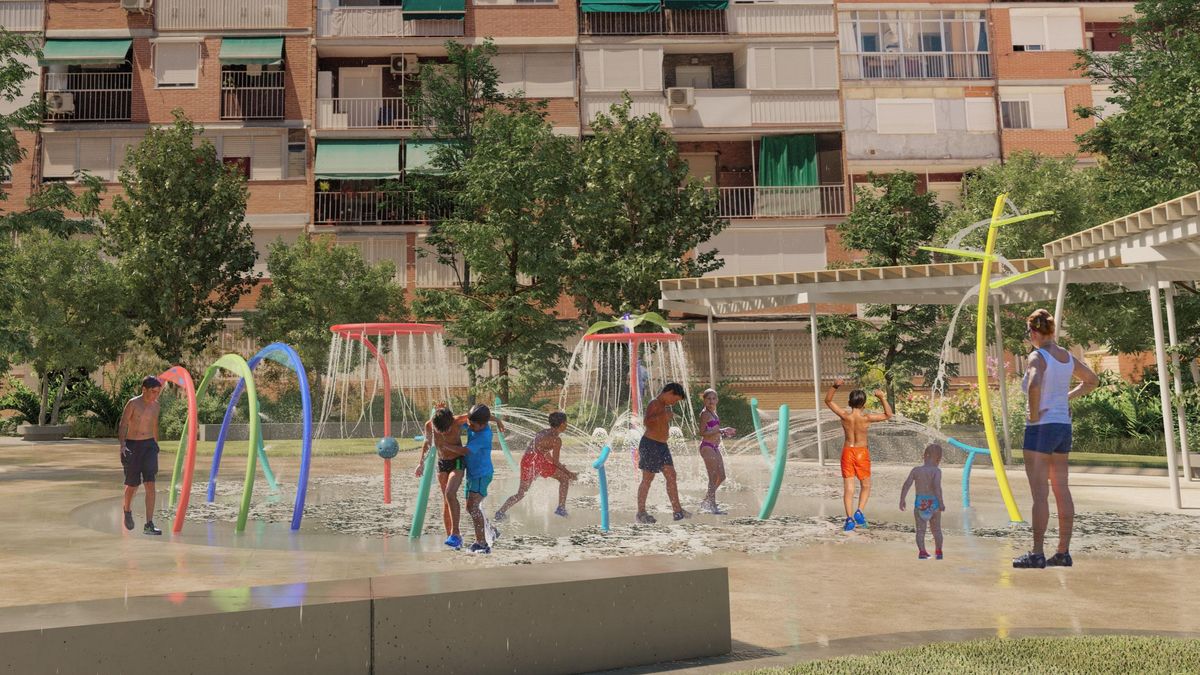 Más Madrid propone instalar juegos de agua en todos los barrios de la ciudad como medida "accesible" contra el calor