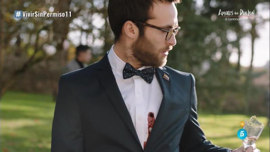 Ricardo Gómez en el 11º capítulo de Vivir sin permiso