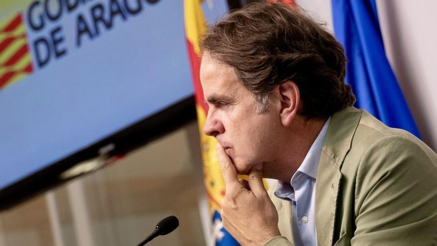 El consejero de Hacienda, Interior y Administración Pública del Gobierno de Aragón, Roberto Bermúdez de Castro.