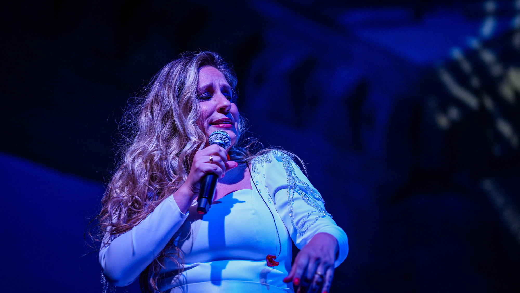 El concierto de María Toledo en el Patio de los Naranjos en la Noche Blanca del flamenco