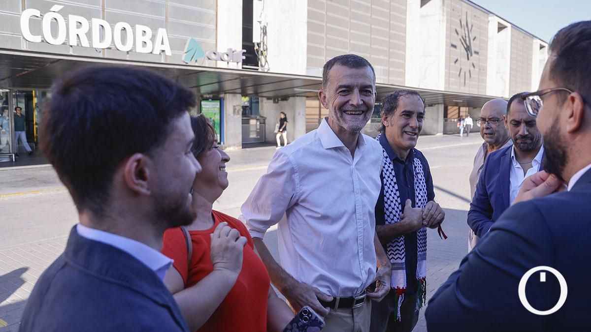 Presentación del cambio de la nueva denominación oficial de la Estación de Córdoba - Julio Anguita