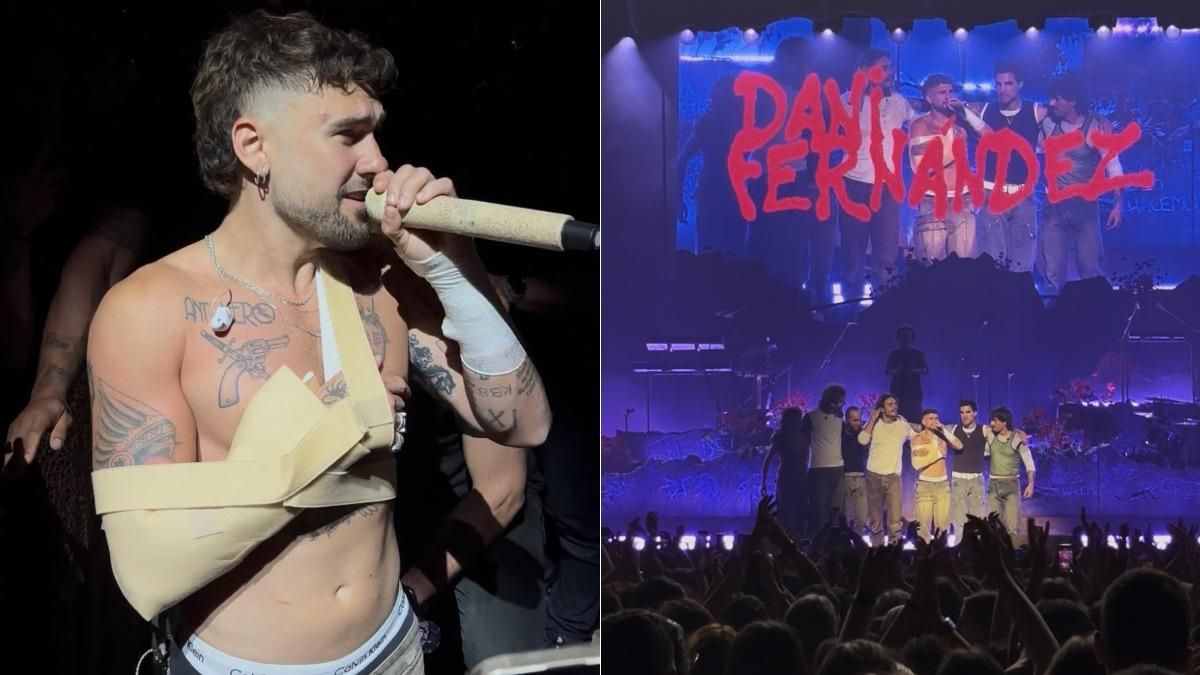 Dani Fernández pasará por el quirófano tras sufrir una caída en su concierto de València: "Estoy bien, gracias por los mensajes"