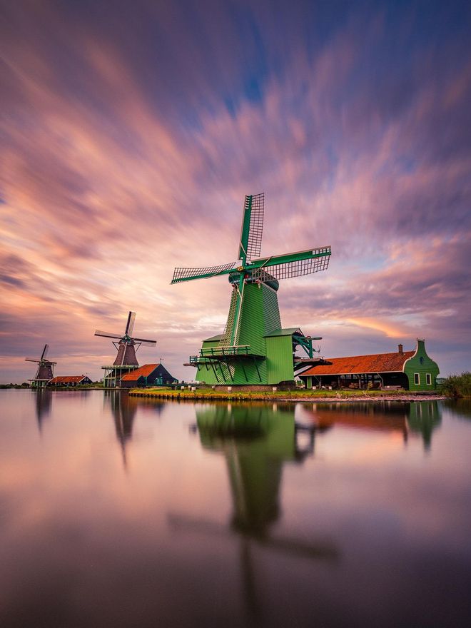 Molinos de Zaanse Schans.