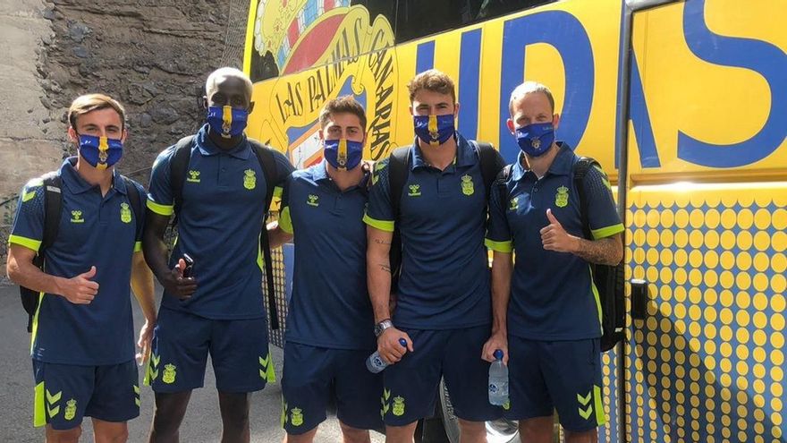 Los amarillos, antes de partir hacia Málaga
