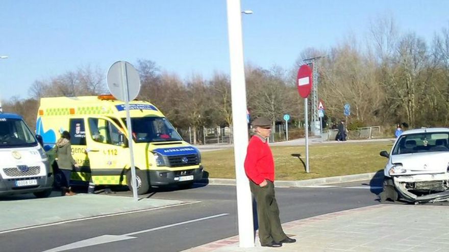 Accidente de tráfico en La Granja.