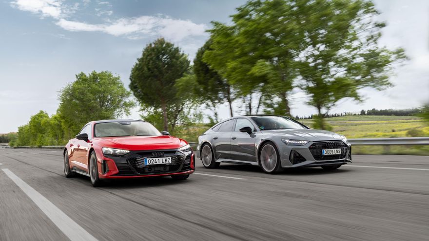 El Audi RS e-tron GT es capaz de entregar 646 caballos durante 2,5 segundos y casi 600 en el resto de condiciones.