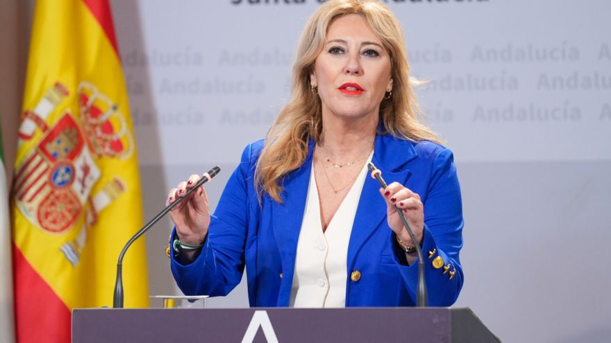 La consejera de Economía, Hacienda y Fondos Europeos y portavoz del Gobierno, Carolina España, en una imagen de archivo