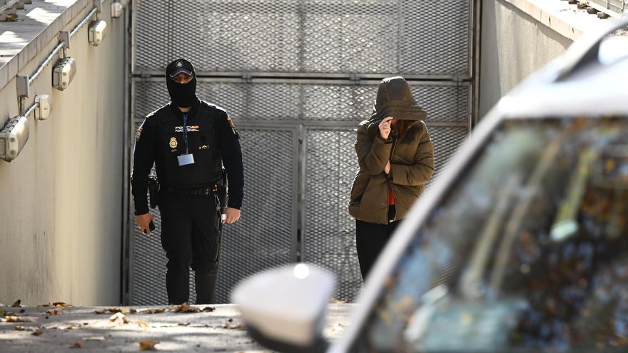 Leire Díez and the two others detained for the SEPI plot are released after appearing before the National Court