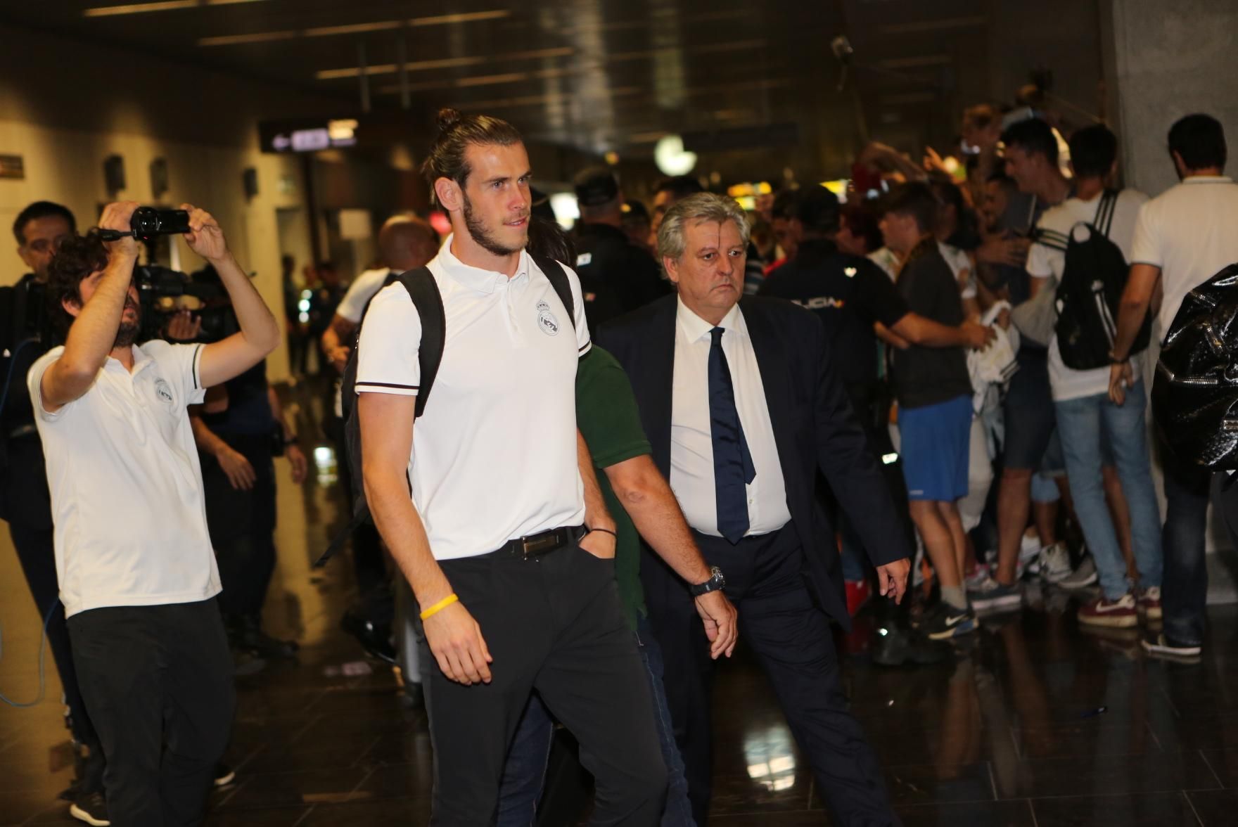 James en el aeropuerto de Gran Canaria (ALEJANDRO RAMOS)
