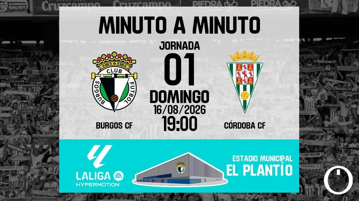 Minuto a minuto: Burgos CF - Córdoba CF