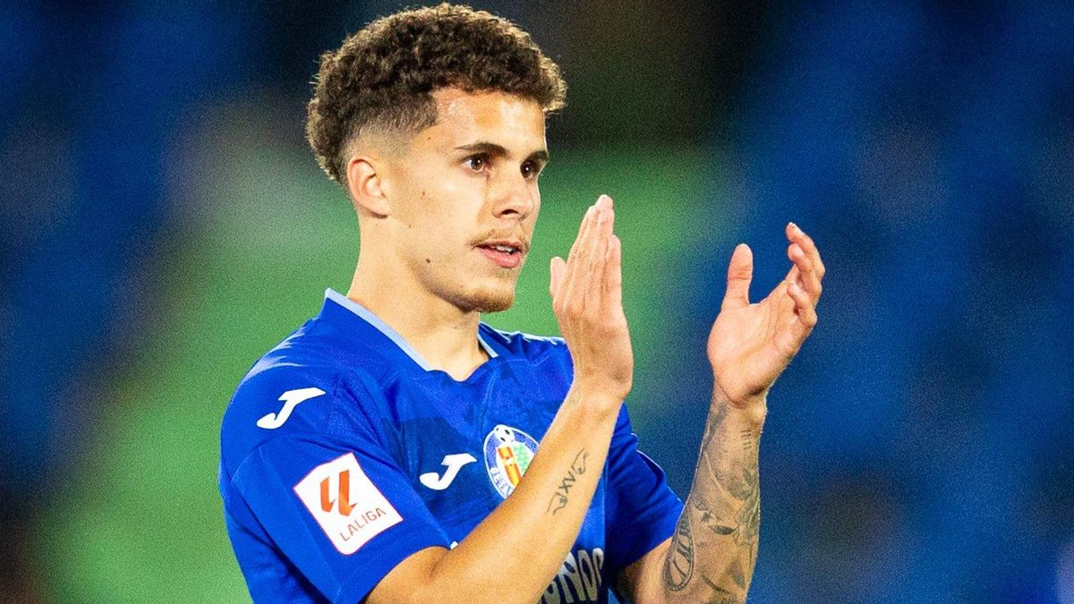 Jeremy Jorge en su etapa en Getafe