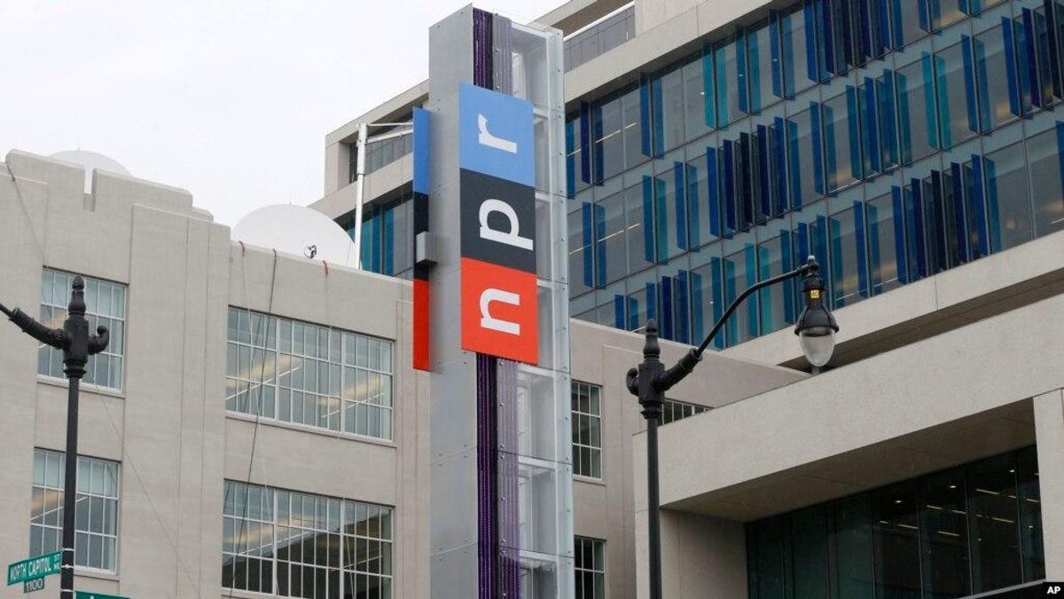 Sede de NPR (National Public Radio, por sus siglas en inglés) en Washington, blanco del ajuste ideológico de Trump. Es una organización de medios públicos de Estados Unidos que produce y distribuye noticias, documentales, programas culturales y contenido educativo a través de una red de más de 1.000 estaciones afiliadas en todo el país.