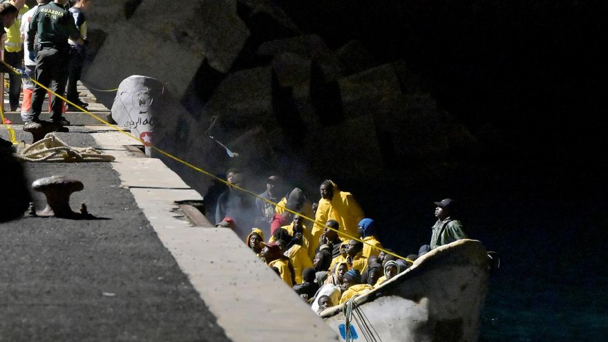 El Hierro recibió más migrantes en siete meses que todo el Mediterráneo español en 2023