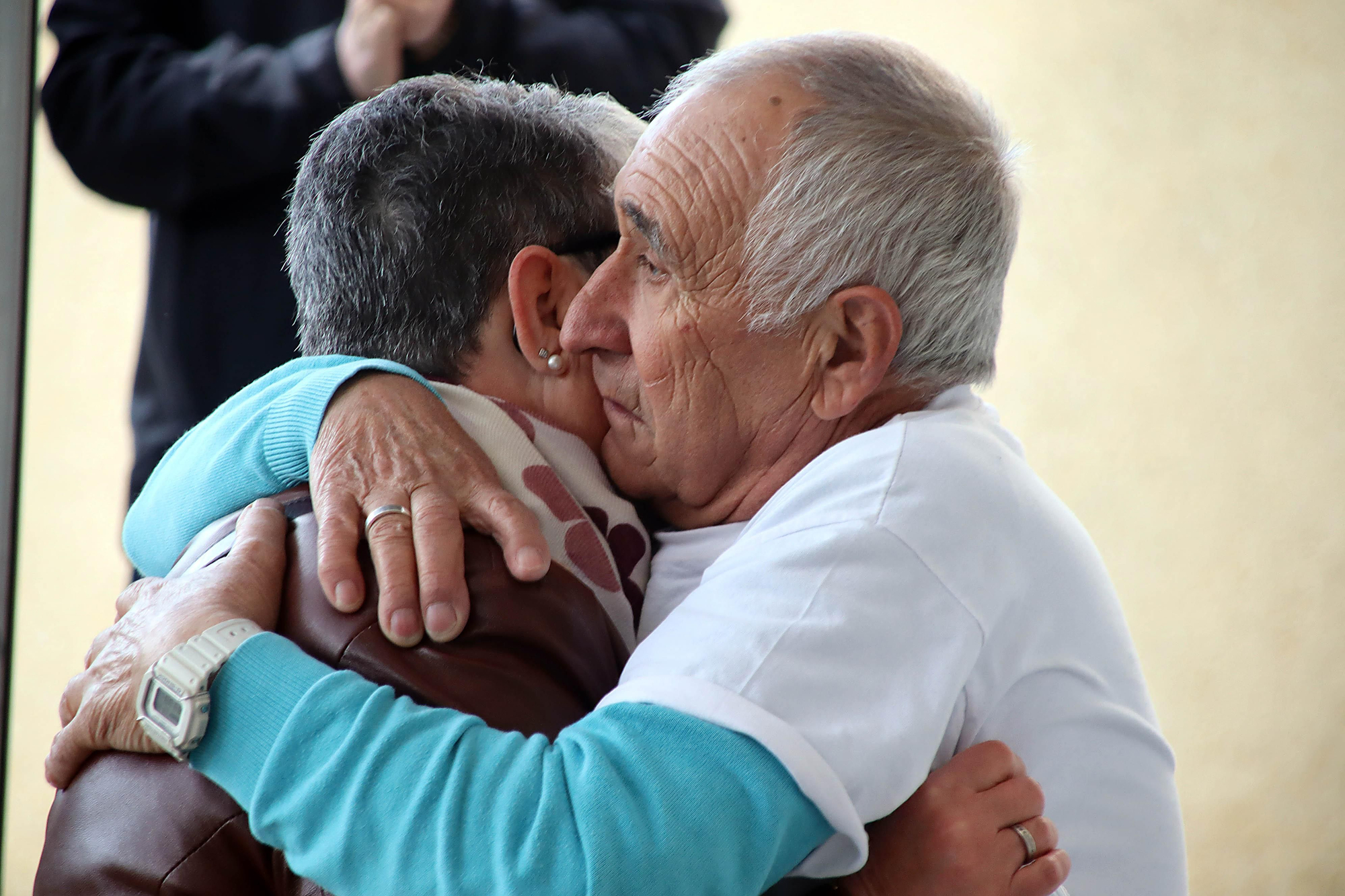 Familiares y amigos de las víctimas durante la celebración del juicio.