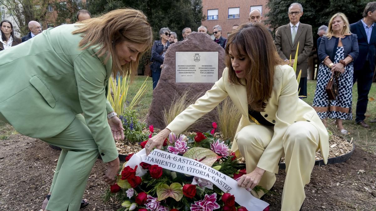 Recuerdan en Vitoria al funcionario de prisiones Máximo Casado un cuarto de siglo después de su asesinato por ETA