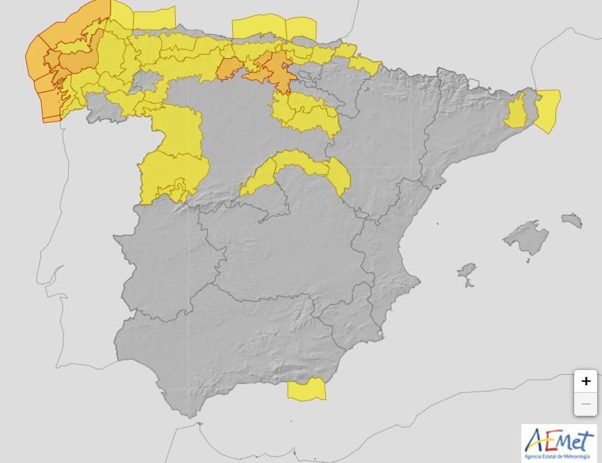 Avisos para este miércoles