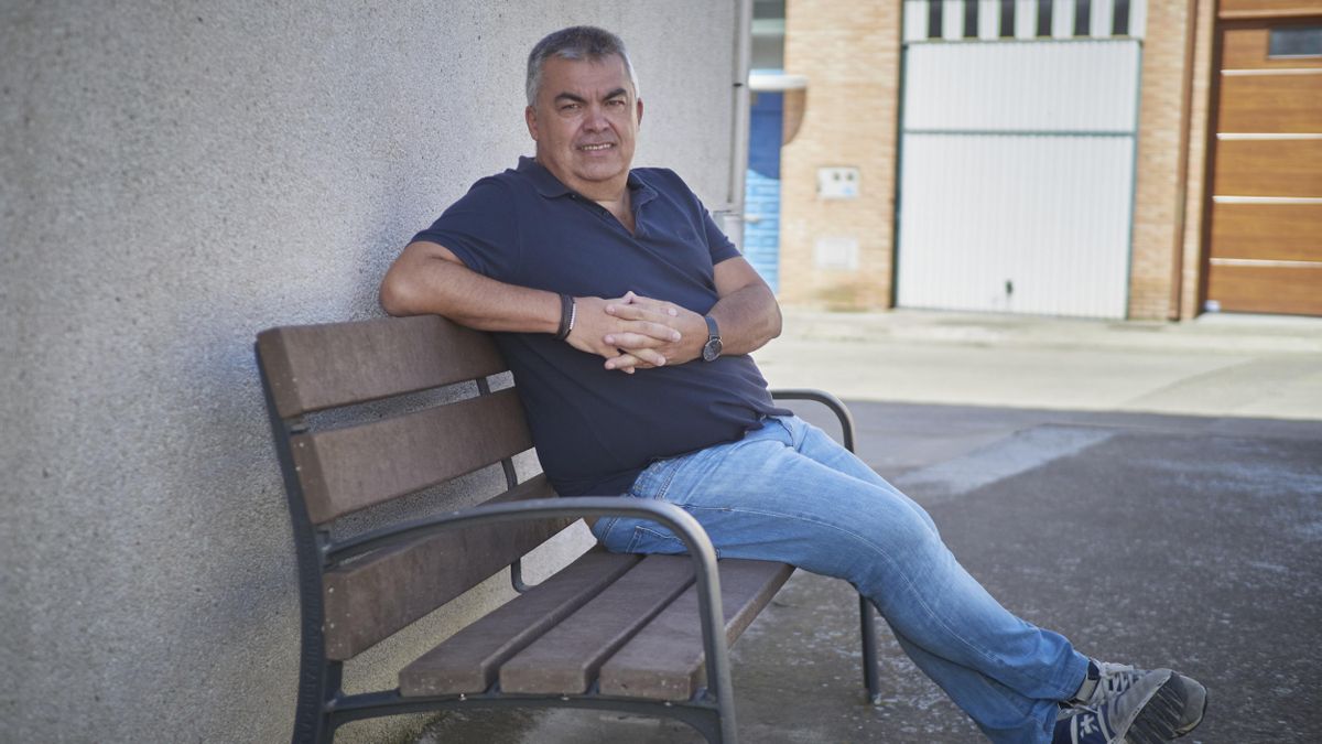 Santos Cerdán en una imagen en Milagro, su pueblo de origen en Navarra.