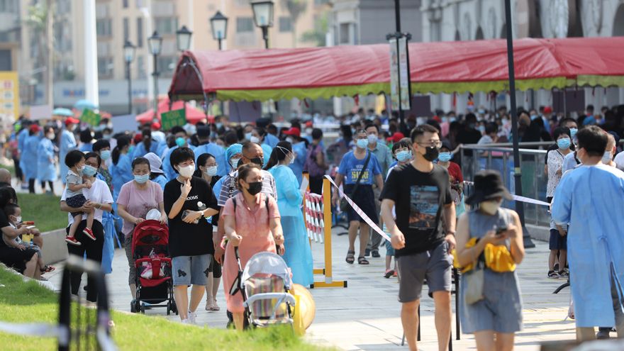 China diagnostica 62 contagios locales entre los 84 nuevos casos detectados EFE/EPA/STRINGER