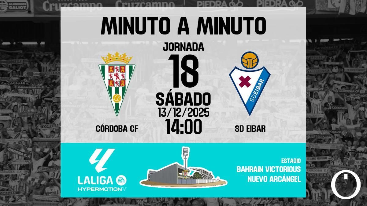 Sigue en directo el Córdoba CF - SD Eibar en 'Cordópolis'
