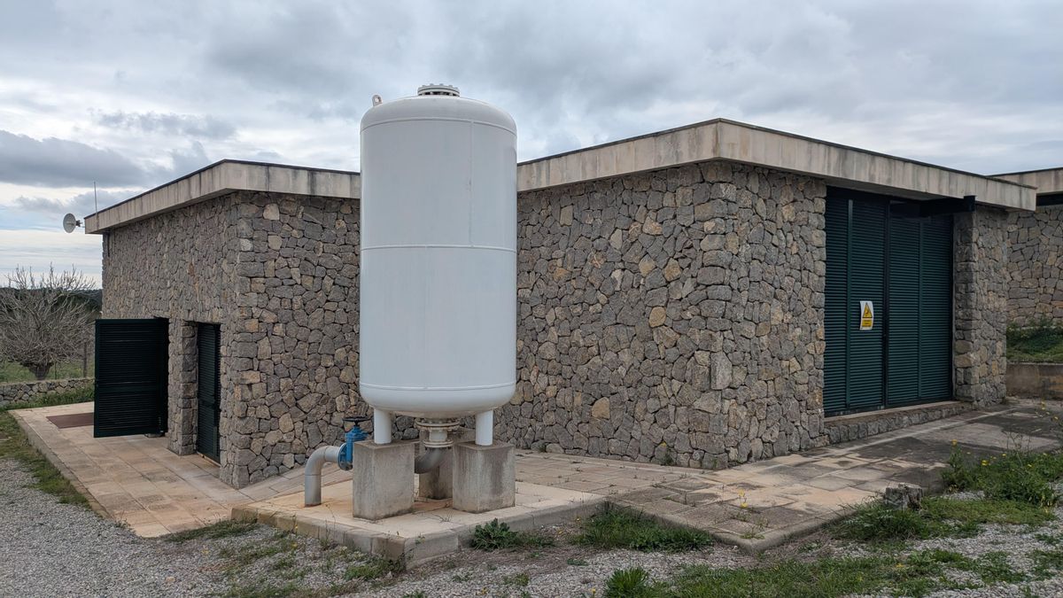 Depósito de agua de Sant Miquel en Eivissa.