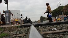 Paso a nivel en el centro de la ciudad de Murcia / PSS
