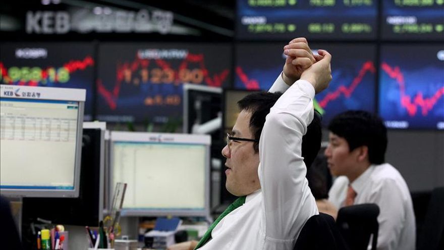 El Kospi sube 10,16 puntos, el 0,51 por ciento, hasta 1.979,35 puntos