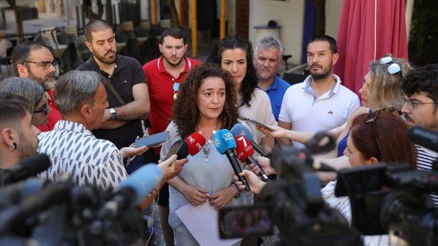 La candidata de 'Por Andalucía' a la Presidencia de la Junta, Inma Nieto.