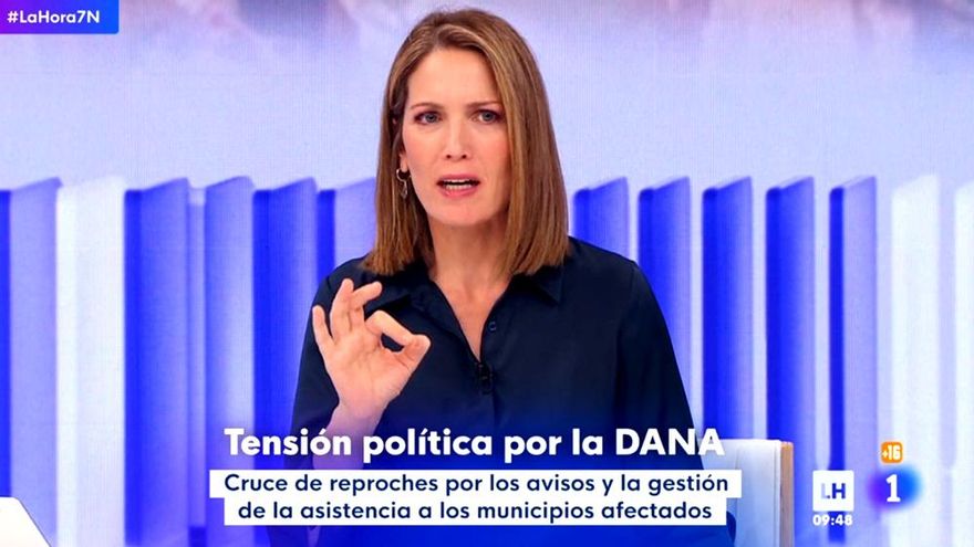 Silvia Intxaurrondo defiende el rigor de 'La hora de La 1' y TVE: "Que no entre ni una sola rendija de desinformación"