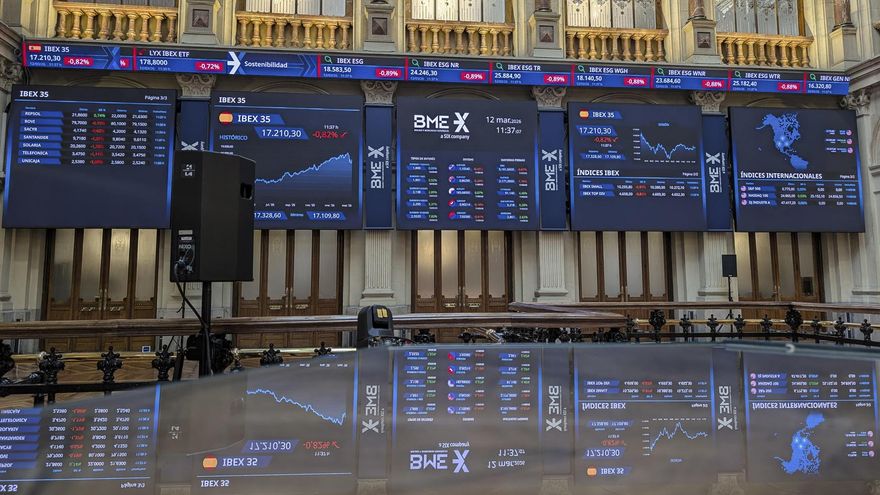 La Bolsa de Madrid en una imagen de archivo.