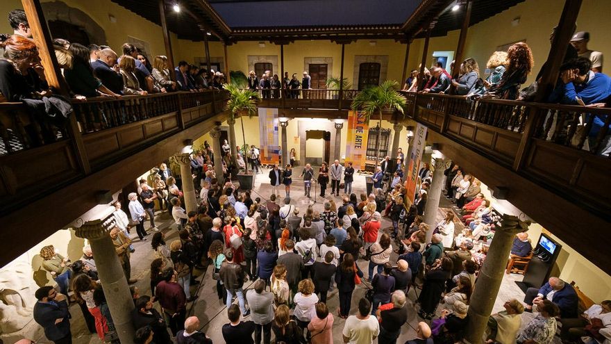 Imagen de la Casa de Colón en el día de la inauguración de 'Isla de Arte', el pasado 23 de marzo