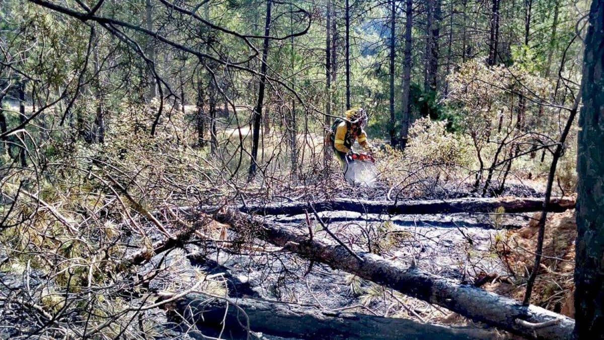 Imagen de archivo de un incendio forestal