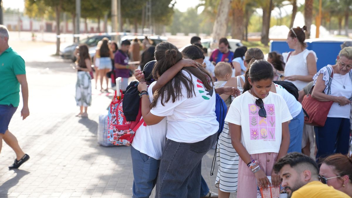 Despedida de los niños saharauis del programa 'Vacaciones en paz' en El Arenal