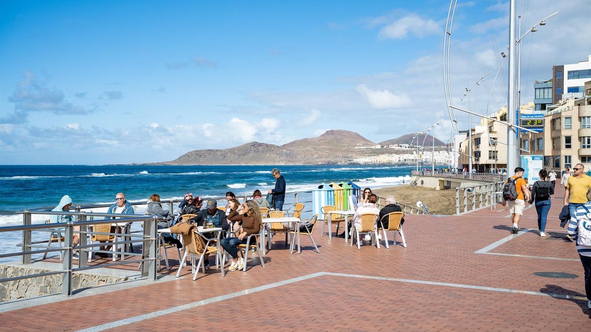 Paseo de Las Canteras, en Las Palmas de Gran Canaria.