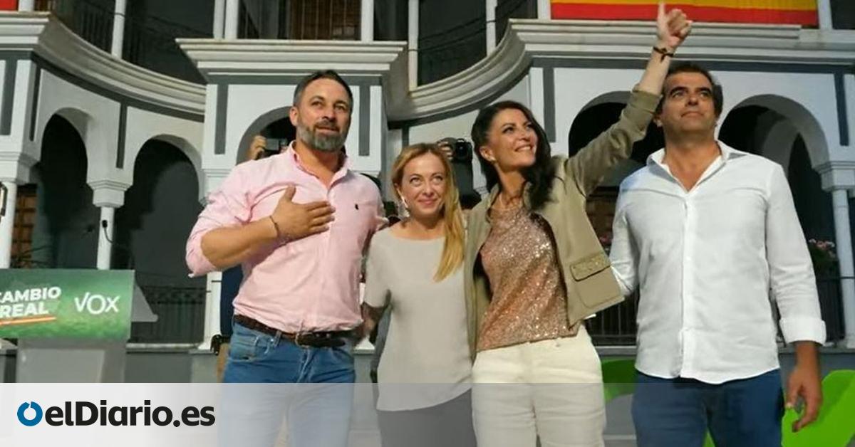 El triunfo de Meloni en Italia pilla a Vox en plena crisis con Olona